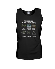 THINGS I DO IN MY SPARE TIME Unisex Tank tile