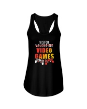 V IS FOR VALENTINE VIDEO GAMES Ladies Flowy Tank tile