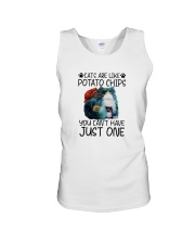 Cats Are Like Potato Chips Unisex Tank tile