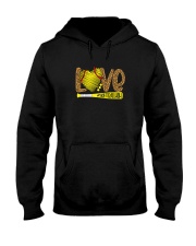 Love Softball Mom Hooded Sweatshirt tile