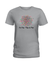 I'M FINE THIS IS FINE Ladies T-Shirt tile