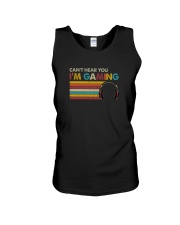 Can't Hear You I'm Gaming Vintage Gamer Unisex Tank tile