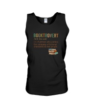 BOOKTROVERT noun Unisex Tank tile