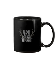 FUNNY HUNTING BAG TAG DRAG BRAG Mug tile