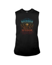 Bourbon Goes In Wisdom Comes Out Sleeveless Tee tile