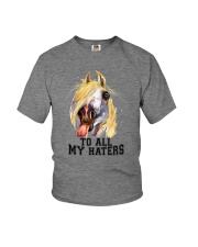 TO ALL MY HATERS HORSE Youth T-Shirt tile