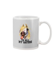 TO ALL MY HATERS HORSE Mug tile