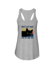 BEST CAT DAD EVER Ladies Flowy Tank tile
