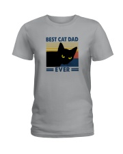 BEST CAT DAD EVER Ladies T-Shirt tile