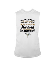 YES HE'S HUNTING NO I DON'T KNOW Sleeveless Tee tile