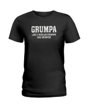 Grumpa Only Grumpier Ladies T-Shirt tile