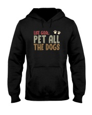 LIFE GOAL PET ALL THE DOGS Hooded Sweatshirt tile