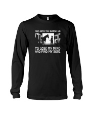AND INTO THE BARN I GO Long Sleeve Tee tile