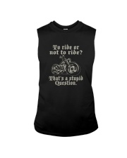 TO RIDE OR NOT TO RIDE Sleeveless Tee tile