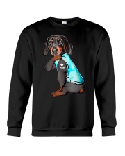 Dachshund I Love Mom Funny Crewneck Sweatshirt thumbnail