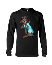 Dachshund I Love Mom Funny Long Sleeve Tee thumbnail