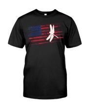 Dragonfly US American Flag Swar Premium Fit Mens Tee thumbnail