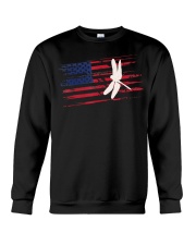 Dragonfly US American Flag Swar Crewneck Sweatshirt thumbnail