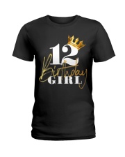 12th Birthday Girl Princess - 12 Ladies T-Shirt thumbnail