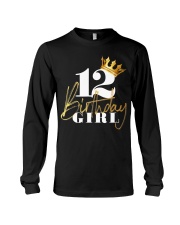 12th Birthday Girl Princess - 12 Long Sleeve Tee thumbnail