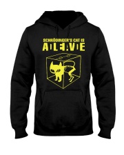 cat are alive or dead Hooded Sweatshirt tile
