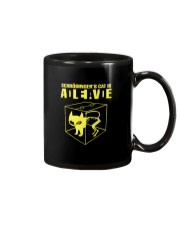 cat are alive or dead Mug tile