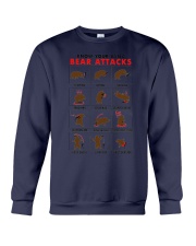 basic bear attack Crewneck Sweatshirt tile