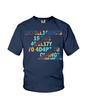 Intelligence is the ability to adapt to change Youth T-Shirt tile