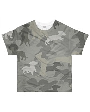 Camo Dachshund All-over T-Shirt front
