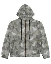 Camo Beagle Women's All Over Print Full Zip Hoodie thumbnail