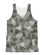Camo American Cocker Spaniel All-over Unisex Tank thumbnail
