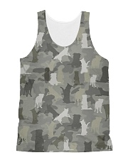 Camo Border Collie All-over Unisex Tank thumbnail