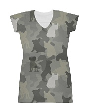 Camo French Bulldog All-over Dress thumbnail