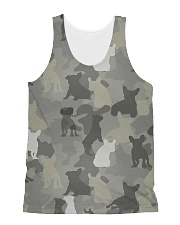 Camo French Bulldog All-over Unisex Tank thumbnail
