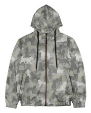 Camo Husky Men's All Over Print Full Zip Hoodie thumbnail