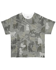 Camo Labradoodle All-over T-Shirt front