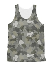 Camo Cavalier King Charles Spaniel All-Over Unisex Tank tile
