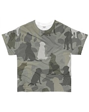 Labrador Retriever - Camouflage All-over T-Shirt front