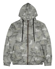 Camo Australian Cattle Men's All Over Print Full Zip Hoodie thumbnail