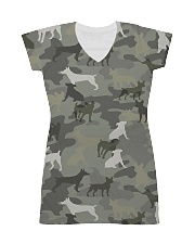 Camo Rat Terrier All-over Dress thumbnail