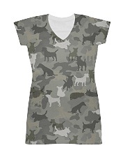 Camo Jack Russell Terrier-2 All-Over Dress tile
