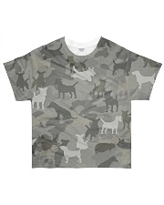 Camo Jack Russell Terrier-2 All-over T-Shirt front
