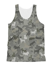 Camo Jack Russell Terrier-2 All-Over Unisex Tank tile