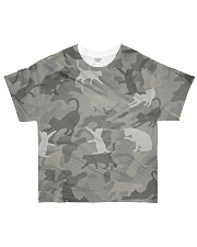 Camo Cat All-over T-Shirt front