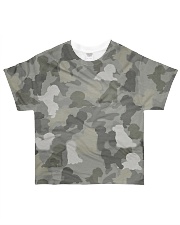 Camo Bichon Frise All-over T-Shirt front