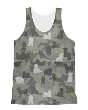 Camo Maltese All-over Unisex Tank thumbnail