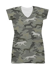 Camo Rhodesian Ridgeback All-over Dress thumbnail