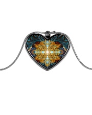 Mandala Metallic Heart Necklace thumbnail