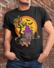 Dachshund - Halloween Classic T-Shirt apparel-classic-tshirt-lifestyle-26