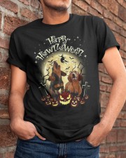 Dachshund - Halloween Classic T-Shirt apparel-classic-tshirt-lifestyle-26
